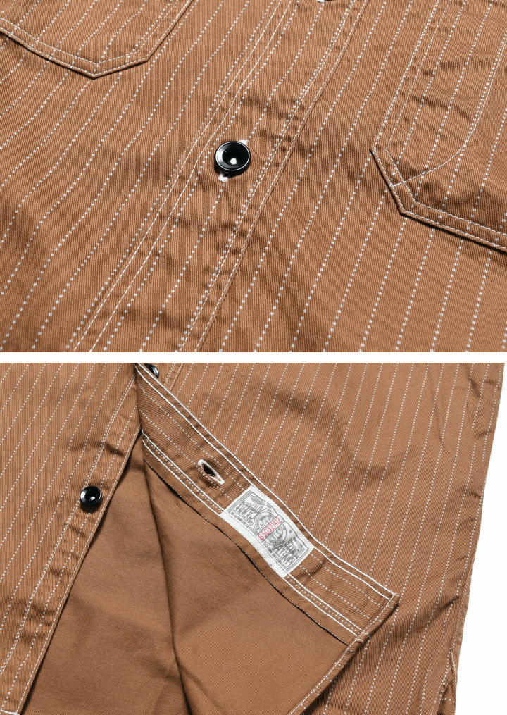 楽天市場】シュガーケーン SUGAR CANE ウォバッシュ シャツ FICTION