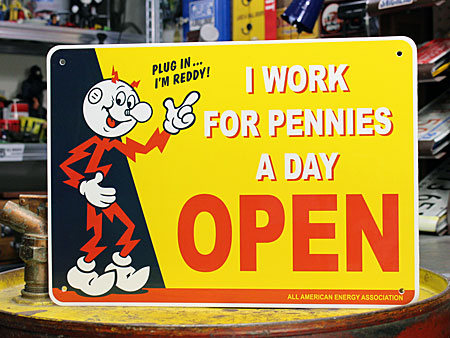 楽天市場】レディ・キロワット サインプレート 看板 サインボード