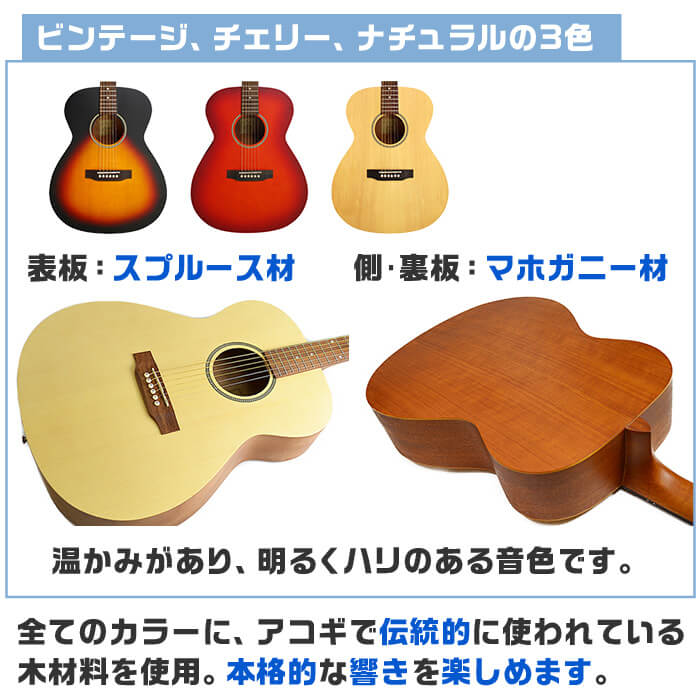 楽天市場】アコースティックギター 初心者セット 11点 S.ヤイリ YF-04
