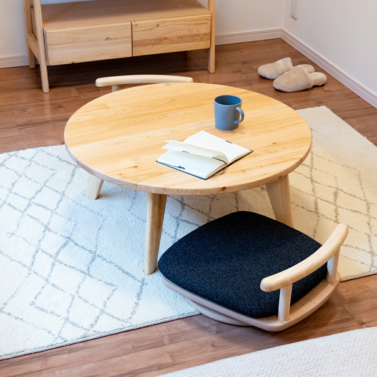 楽天市場】【最大1万円OFFクーポン配布中!】 丸 ローテーブル 北欧