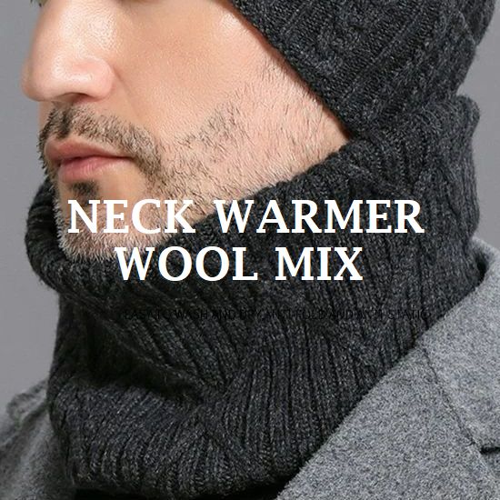 楽天市場】ネックウォーマー メンズ ウール スヌード ニット マフラー