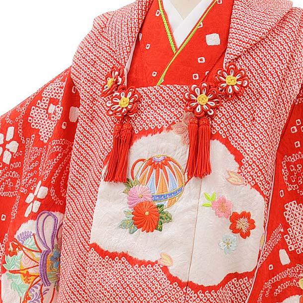 楽天市場】七五三 着物 3歳 レンタル 七五三 3歳 被布 セット 3695