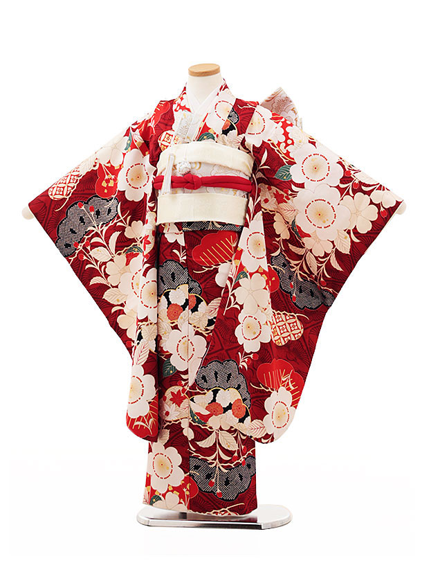 専用です☆正絹 枝垂れ桜の華やかな7歳着物フルセット 正絹 七五三 7歳