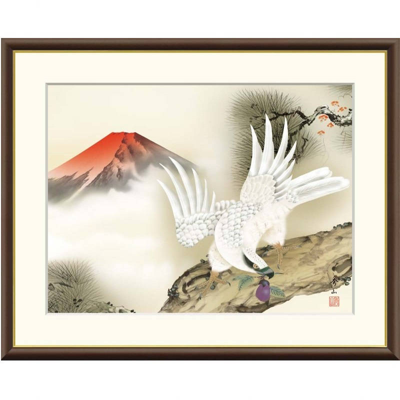 楽天市場】日本画 鷹の通販