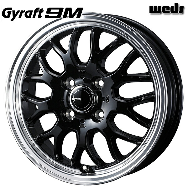 楽天市場】14インチ 4.5J 4H100 +45 Weds ウェッズ グラフト 9M