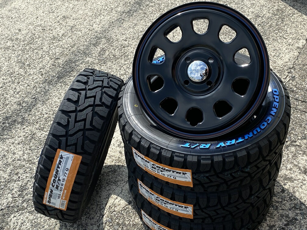 楽天市場】☆送料無料☆DAYTONA'S デイトナBK 15インチ 5J+45 4H100