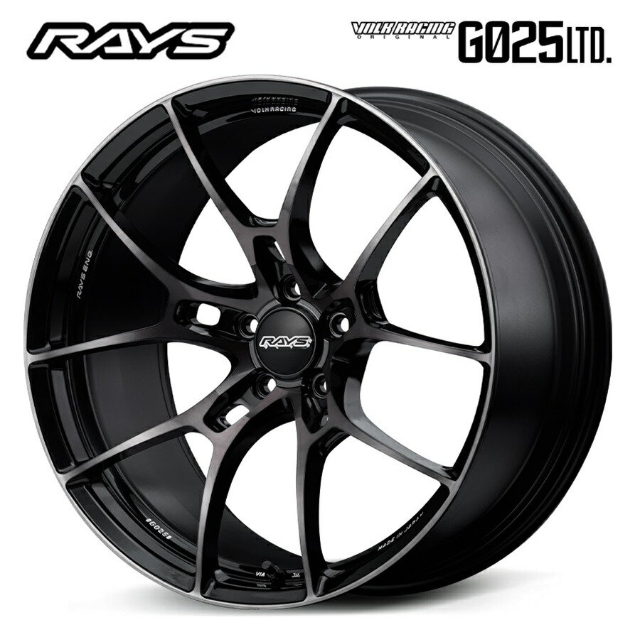 楽天市場】RAYS レイズ VOLK RACING G025 LTD 19インチ 10J+33 5H112