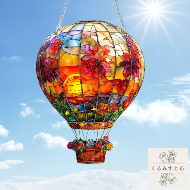 楽天市場】【送料無料】 サンキャッチャー 気球 バルーン アクリル