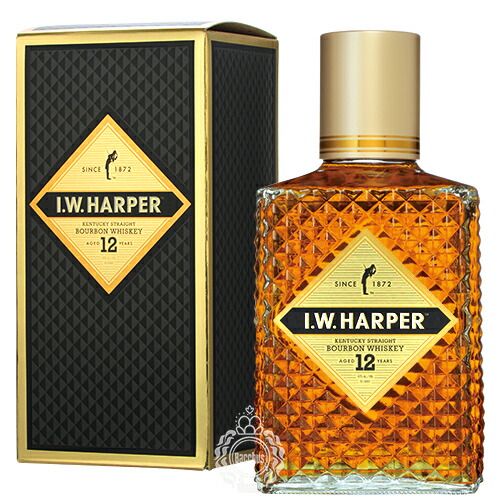 楽天市場】I.W. ハーパー 12年 デキャンタボトル ケンタッキー