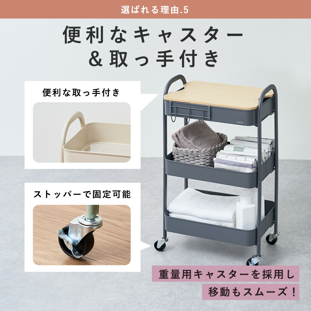 楽天市場】＼楽天スーパーSALE10%オフ／【レビュー特典付き】ワゴン 3