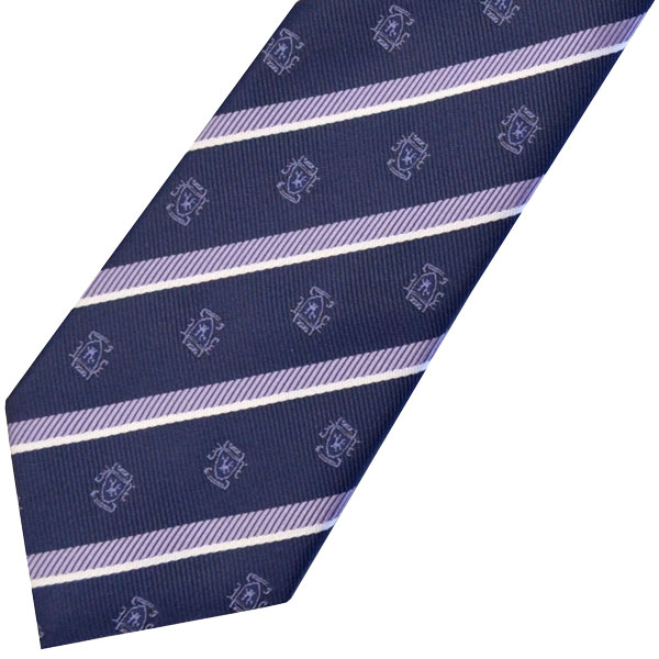 楽天市場】スクールネクタイ 制服ネクタイ ネイビー×パープル ロイヤル