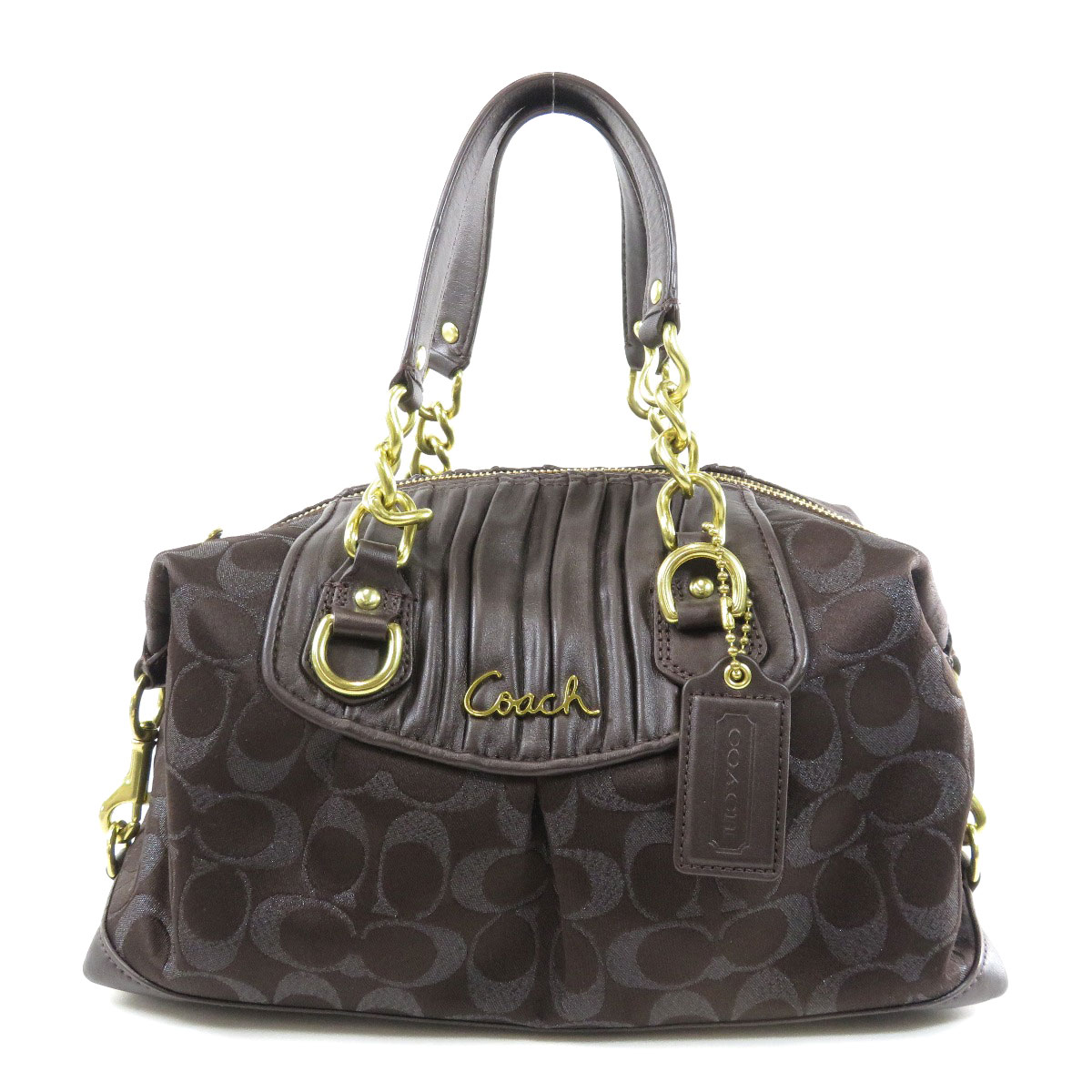 楽天市場】コーチ F17657 シグネチャー ハンドバッグ キャンバス