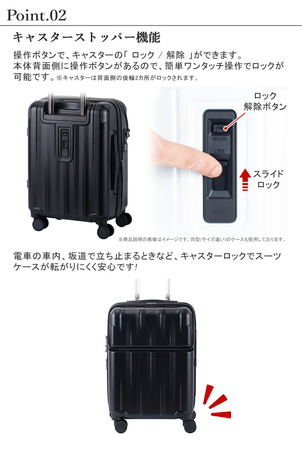 楽天市場】着後レビュー特典 スーツケース トップオープン Lサイズ