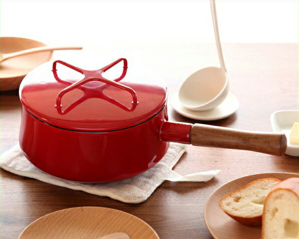 楽天市場】DANSK（ダンスク）コベンスタイル片手鍋18cm レッド なべ