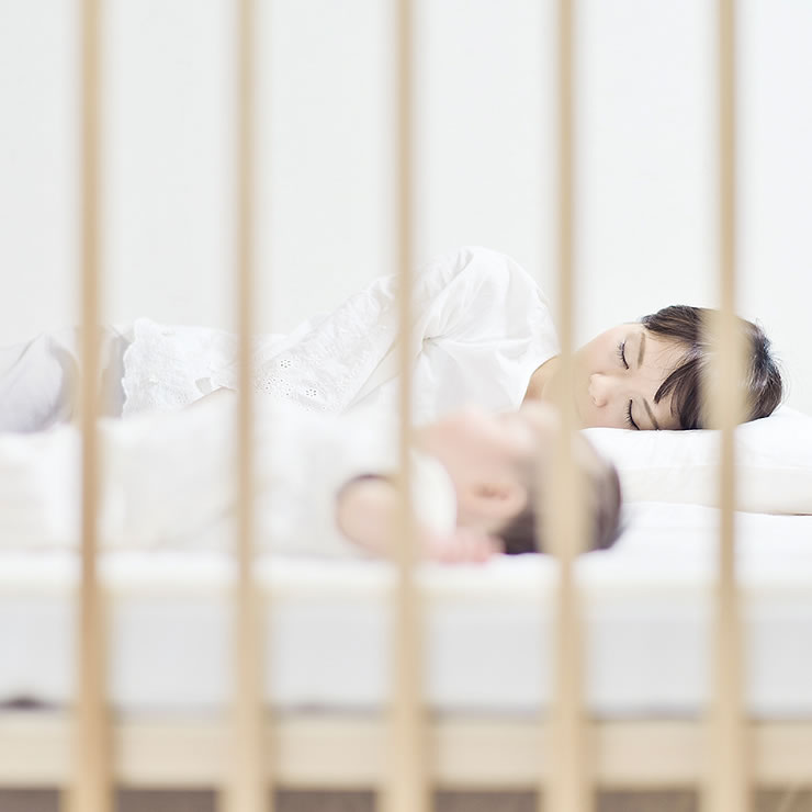 楽天市場】そいねーる＋ ロング ベビーベッド 専用敷きマット付