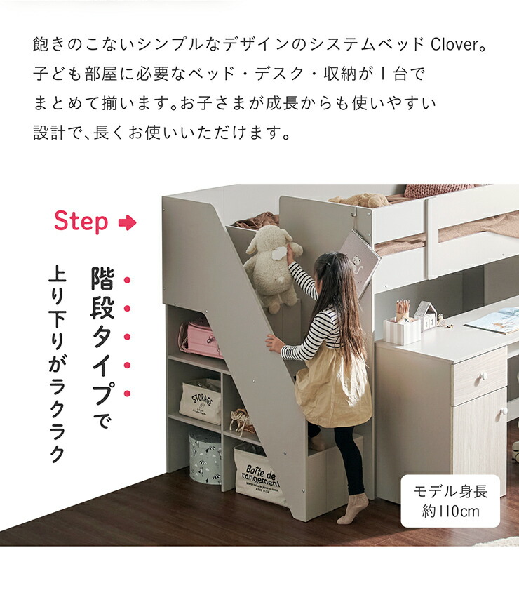 楽天市場】【ポイント7倍！今晩20時開始】ロフトベッド システムベッド