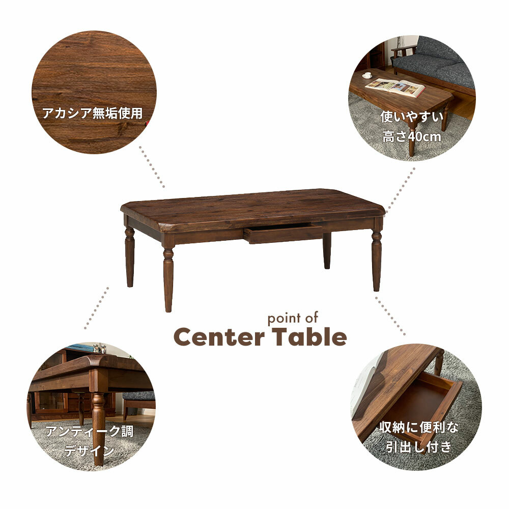 楽天市場】【4日20時よりｽｰﾊﾟｰｾｰﾙ】テーブル 机 おしゃれ 木製 天然木