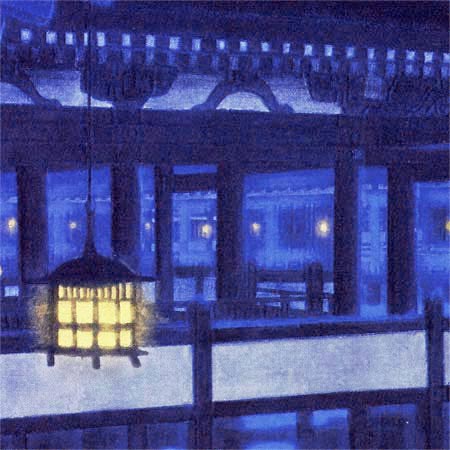 楽天市場】平山郁夫 絵画 月華厳島 送料無料 【複製】【美術印刷