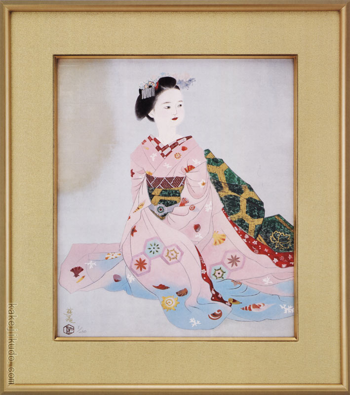 楽天市場】小倉遊亀 絵画 舞妓 送料無料 【複製】【美術印刷】【巨匠