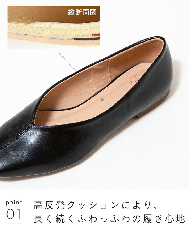 楽天市場】送料無料 スクエアトゥ Vカット フラットパンプス カンフー