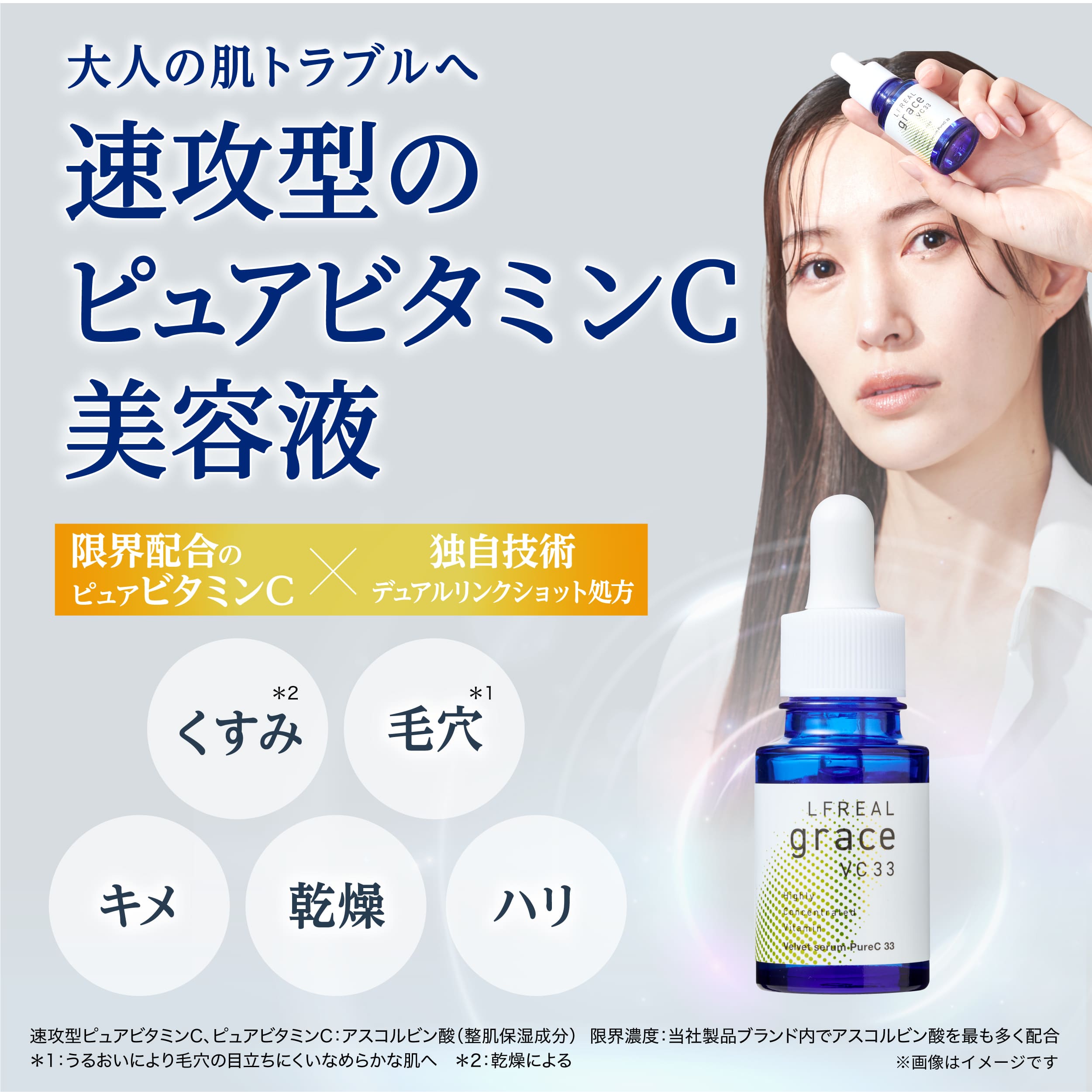 楽天市場】美容液 ビタミンC 20ml 高濃度 33%配合 生ビタミン ピュア