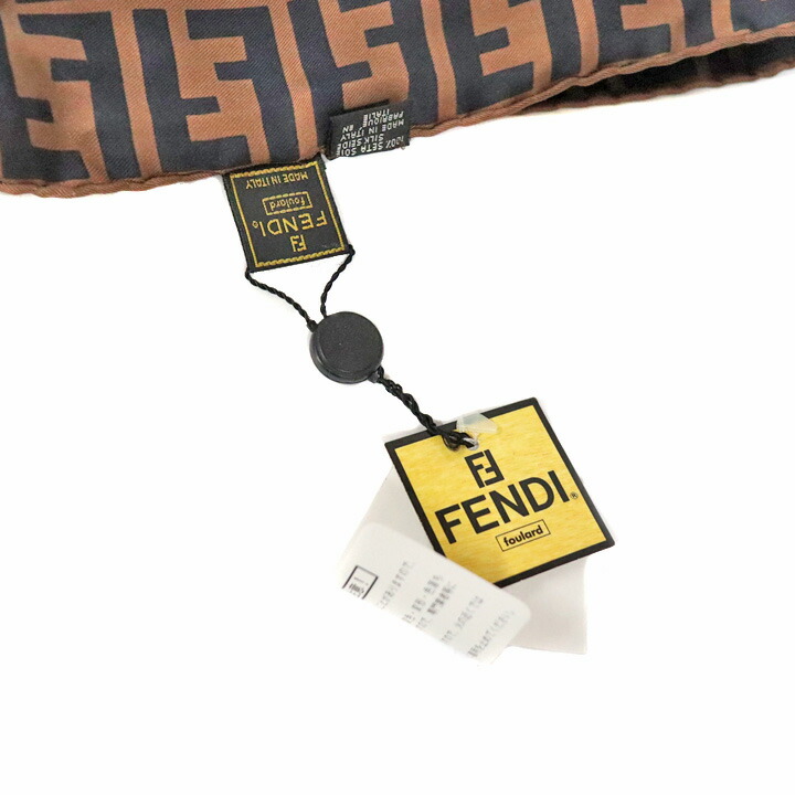 楽天市場】FENDI【フェンディ】スカーフ ズッカ柄 FFパターン 総柄
