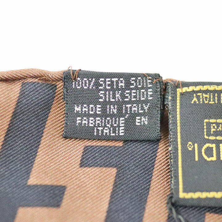 楽天市場】FENDI【フェンディ】スカーフ ズッカ柄 FFパターン 総柄