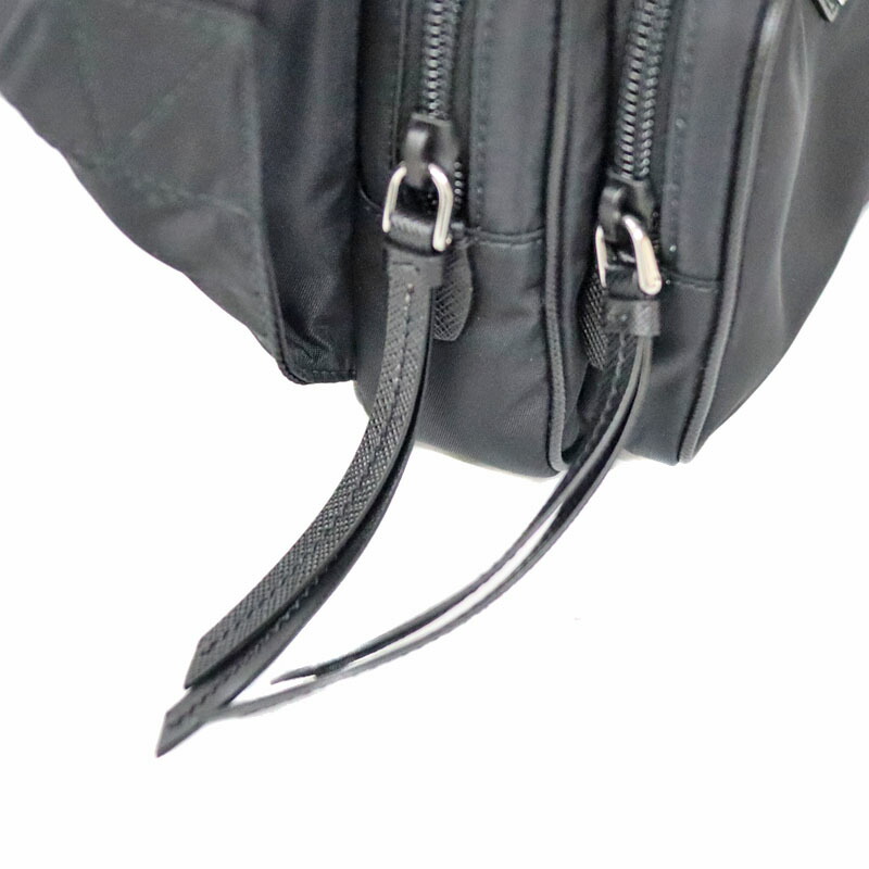 楽天市場】PRADA【プラダ】1BL010 ボディバッグ ナイロン NERO