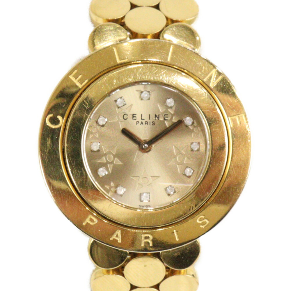 楽天市場】【替えベルト付】CELINE セリーヌ C10-157 クオーツ SS