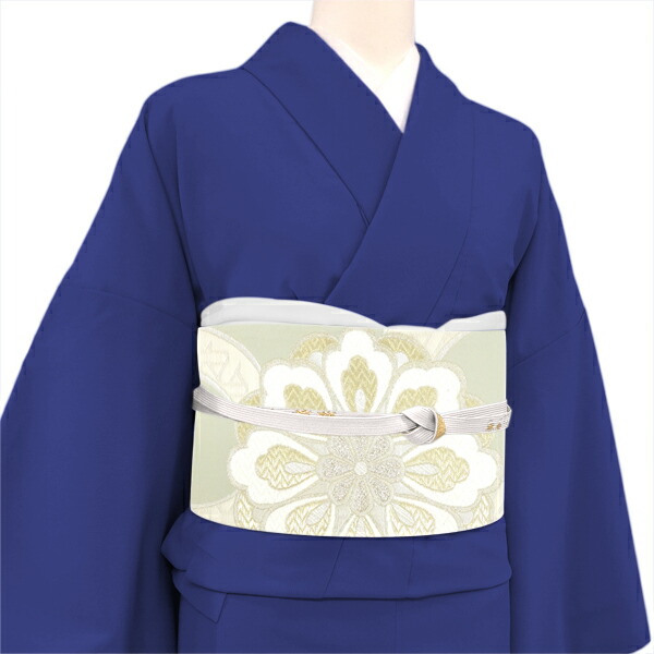 楽天市場】≪20%OFF/スーパーSALE≫振袖用 袋帯 柳鼠色 樹織物 仕立て