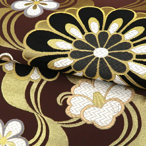 楽天市場】≪20%OFF/スーパーSALE≫袋帯 振袖用 茶色 樹織物 仕立て