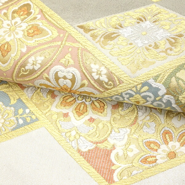 楽天市場】袋帯 志都香 仕立て付き 正絹 銀 シルバー 帯 フォーマル