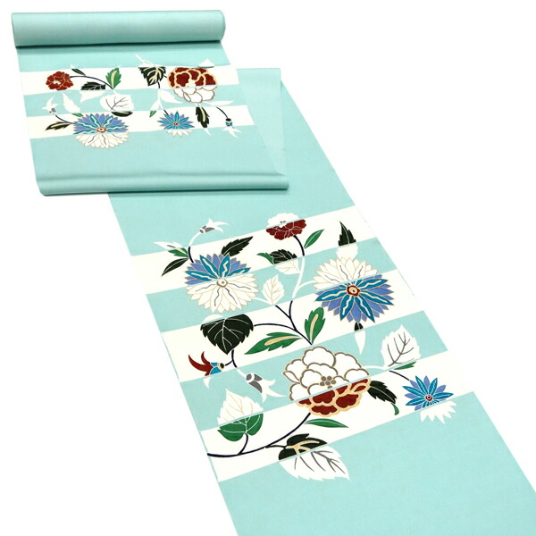 専用帯6229 ○高級 正絹 落款 作家物 塩瀬 友禅 名古屋仕立て名古屋帯