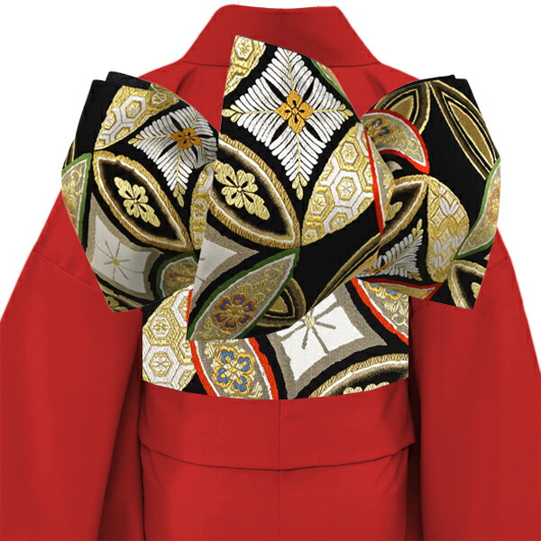 楽天市場】≪20%OFF/スーパーSALE≫振袖用 袋帯 志都香 仕立て付き 黒