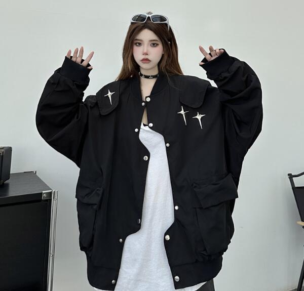 楽天市場】♪M-2XL展開♪星柄 スタジャン ベースボールジャケット 韓国