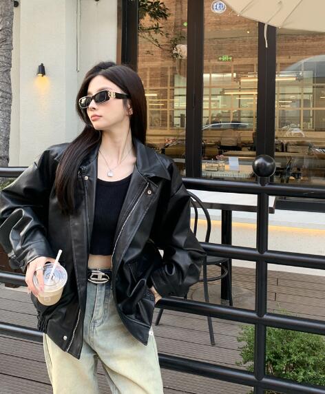 楽天市場】♪S~XL展開♪フェイクレザー スタジャン ベースボール