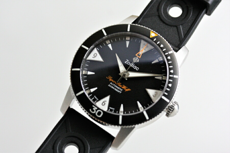楽天市場】スイス製 ZODIAC ゾディアック Super Sea Wolf シーウルフ