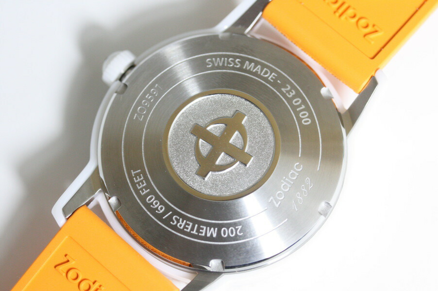 楽天市場】スイス製 ZODIAC ゾディアック Ceramic Compression Diver