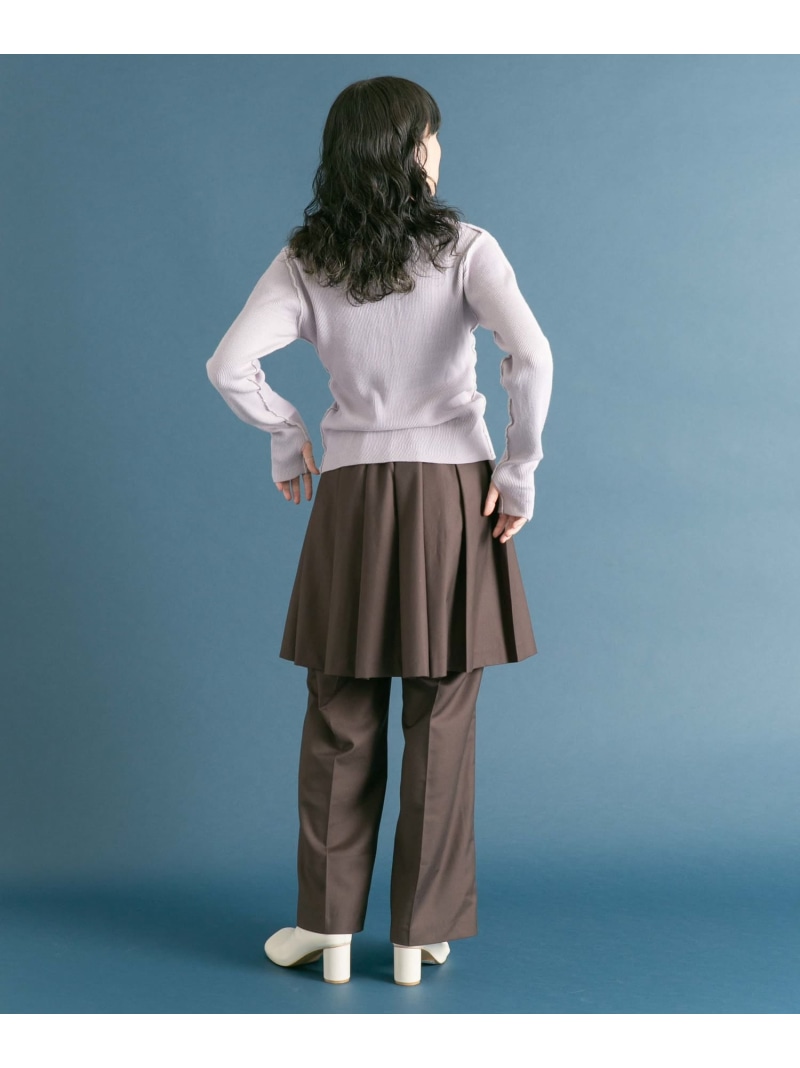 楽天市場】【SALE／50%OFF】プリーツスカートSETパンツ KBF