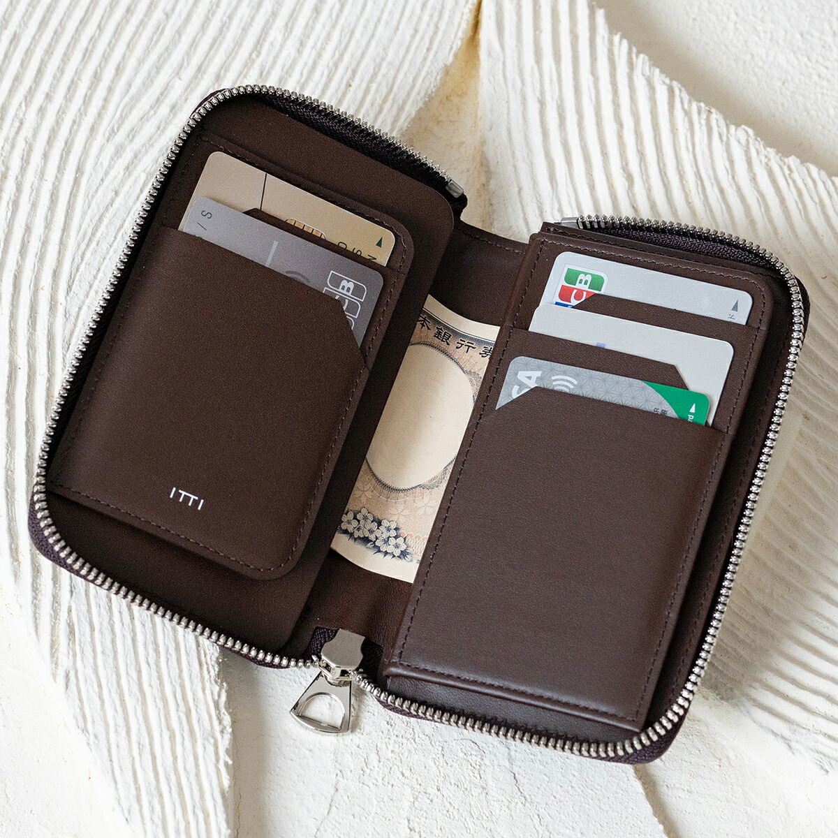 楽天市場】【別注商品】ITTI イッチ 財布 姫路黒桟革 ブラウン