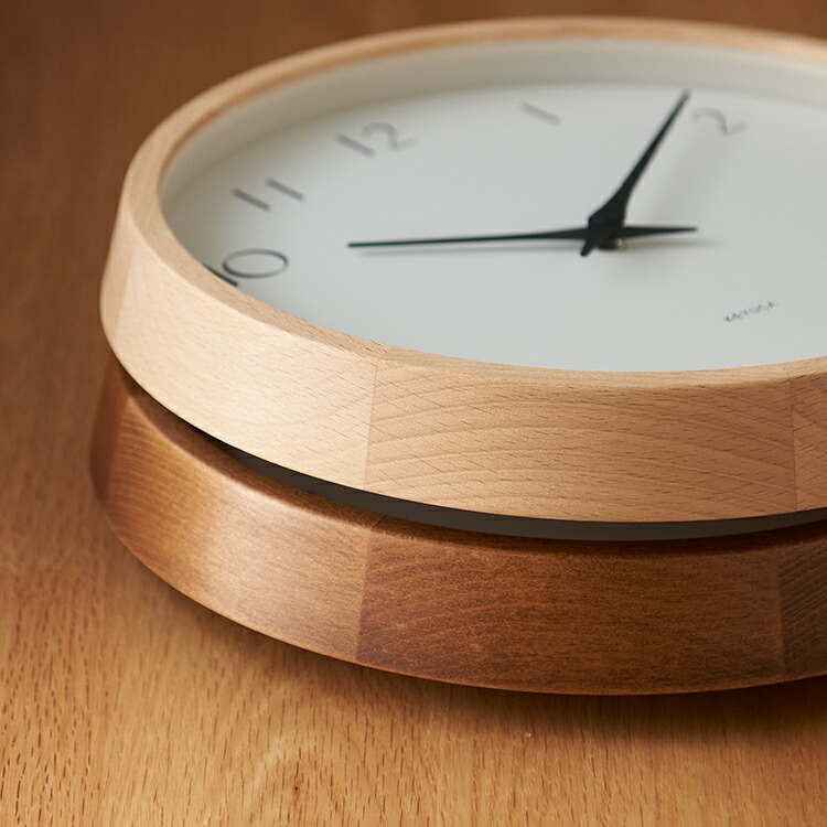 楽天市場】【KEYUCA公式店】ケユカ ode電波時計 ナチュラル色[日本製