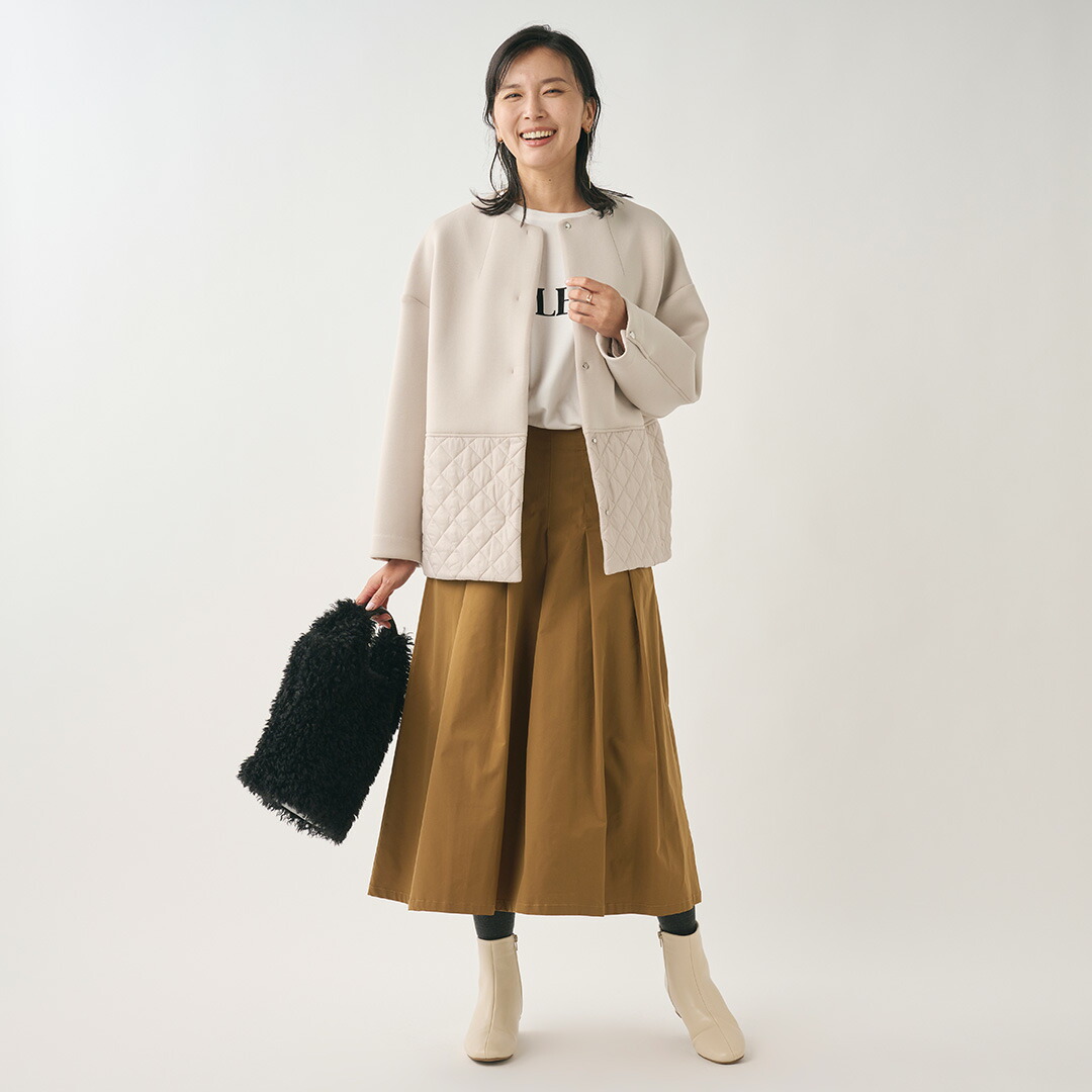 楽天市場】【KEYUCA公式店】ケユカ キルトコンビコクーンコート