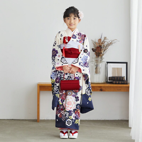 楽天市場】【Prices down2】七五三 着物 7歳向け 箱迫セット 「ワイン