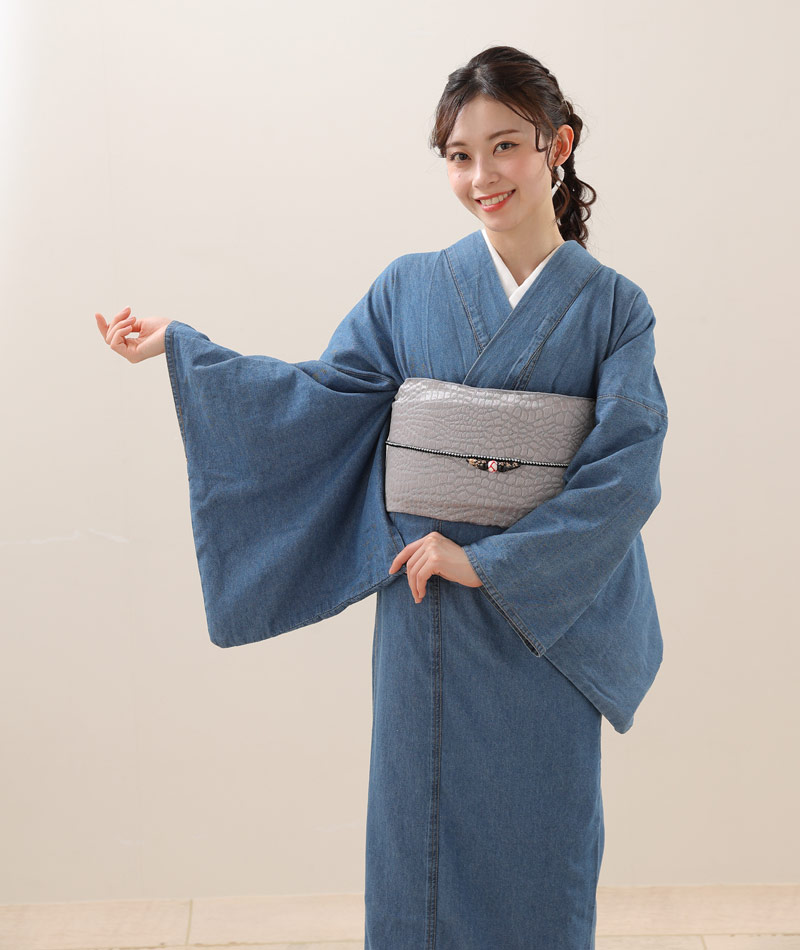 楽天市場】【半額タイムセール】レディースデニム着物着物洗える着物