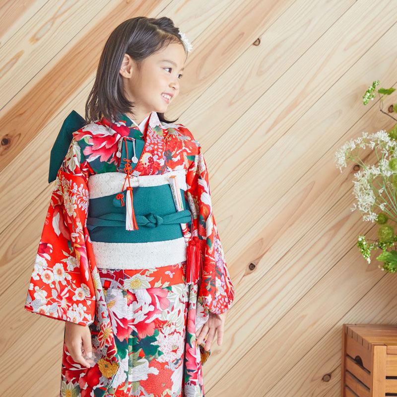 楽天市場】【レンタル】753 七五三 着物 7歳 フルセット 女の子