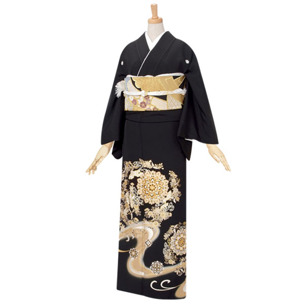 楽天市場】【レンタル】留袖 レンタル kansai「T075 金駒刺繍唐華文と