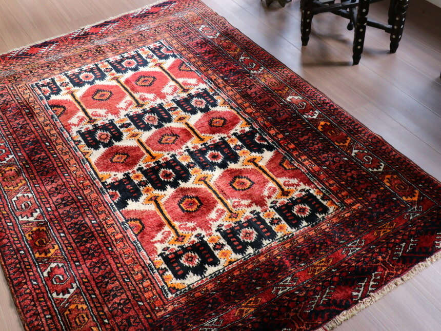 楽天市場】【50%OFFクーポン対象】部族絨毯 トライバルラグ トルクメン