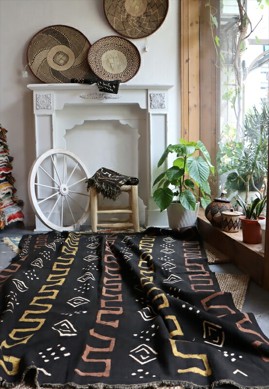 楽天市場】アフリカの泥染布 Mud Cloth Mali, African textile 171