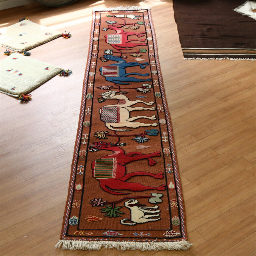 楽天市場】【15%OFFクーポン対象】タペストリー キリム ラクダの隊商