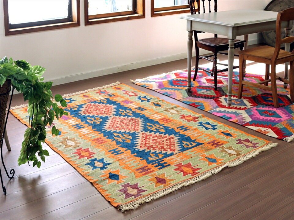 ち*ん様 カイセリ／オールドキリム／リビングサイズ